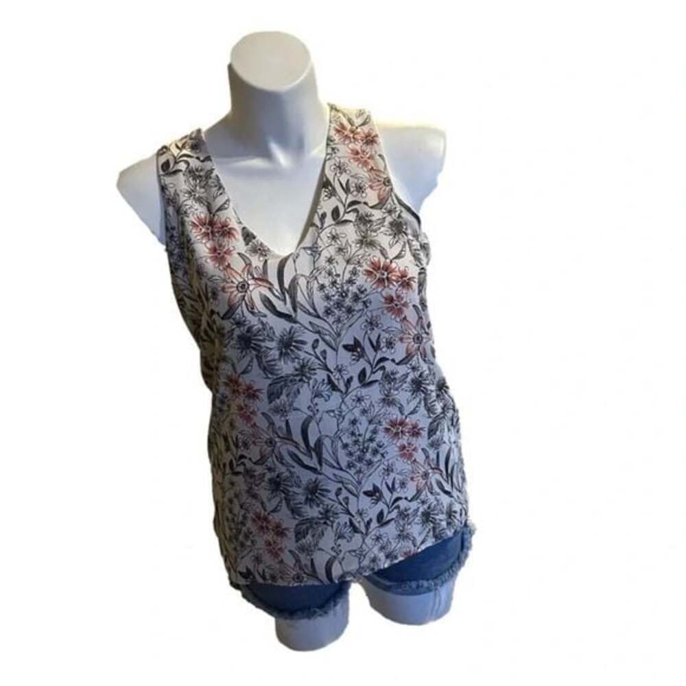mercer & madison Women’s Floral Tank Top Size Large